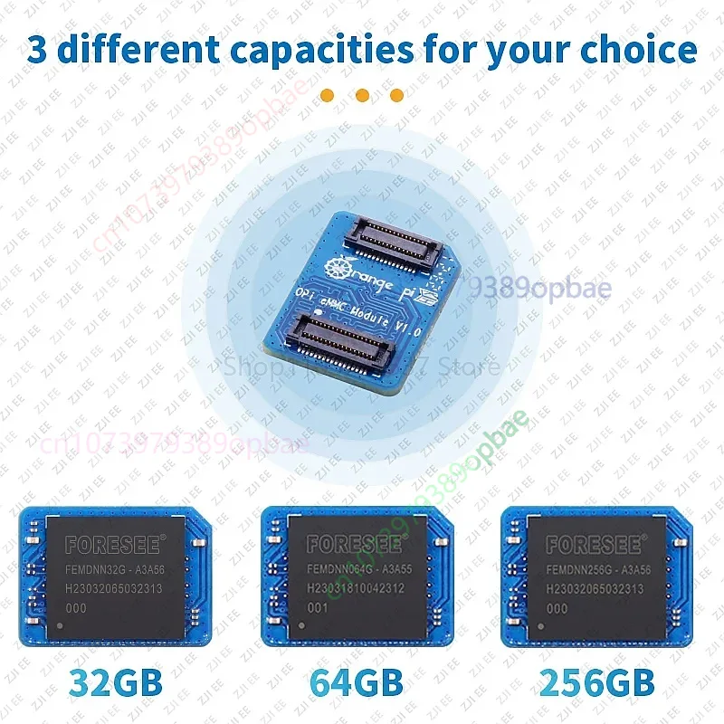 Modulo EMMC di ricambio da 32  - Orange Pi 5 Plus 32Gb recensione e prezzo